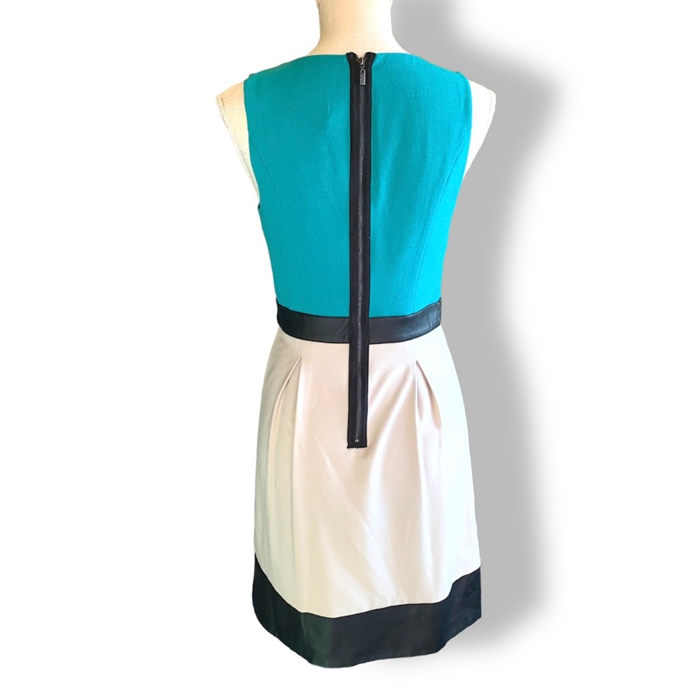 KENSIE | NWOT Colorblock Vegan Leather Dress - Picture 3 of 11